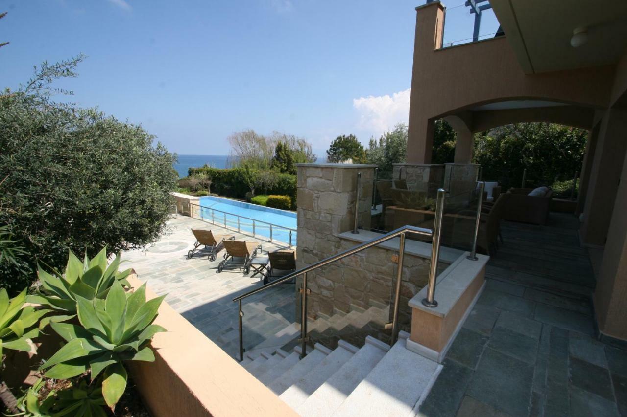 נאו חוריו Beach Villa Olivia מראה חיצוני תמונה